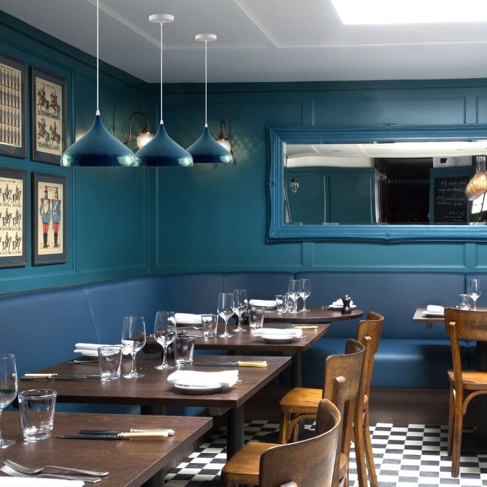image-E27 Retro Modern Vintage Metal Ceiling Pendant Light Industrial Pendant Light Shade