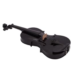 image-New 4/4 Acoustic Violin Case Bow Rosin Black