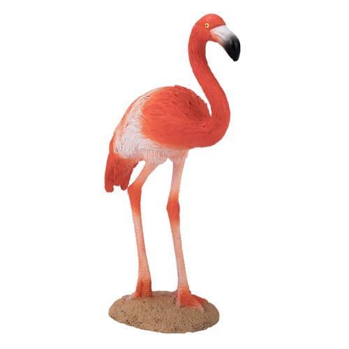 image-American Flamingo Toy Realistic Exotic Bird Figurine