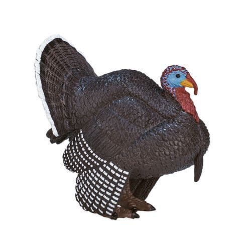 image-Male Turkey Toy Figure Farmyard Animal Model