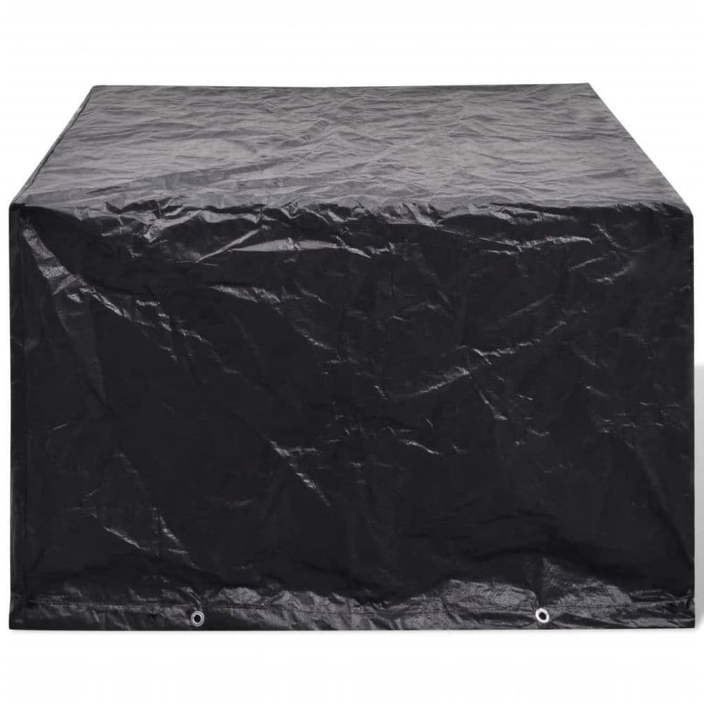 image-Garden Furniture Covers 2pcs 4 Person Poly Rattan 113x113cm