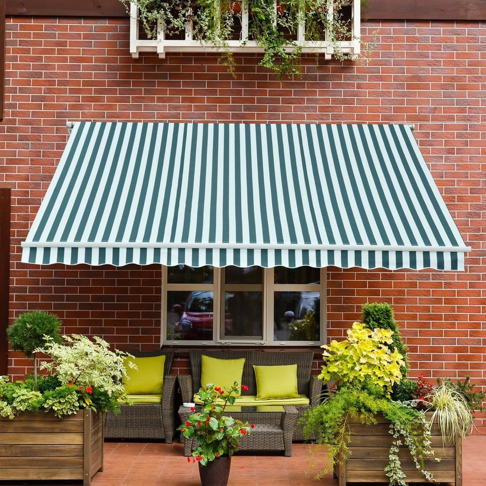 image-Manual Retractable Awning, size (3m x 2.5m)