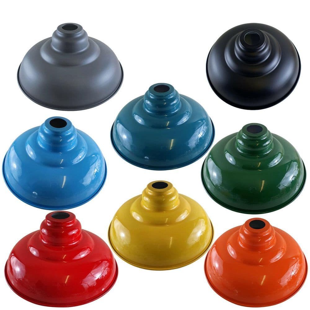 image-Ceiling Pendant Industrial Style Gloss Modern Metal Indoor Home Light Lampshade