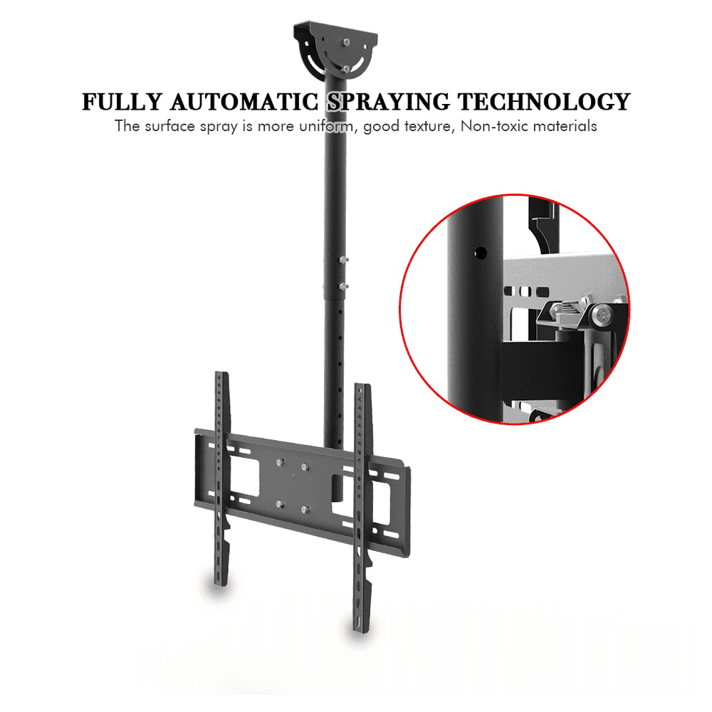 image-TMC-7006 Ceiling Mount TV Wall Bracket Roof Rack Pole Retractable For 32"-70" Flat Screen