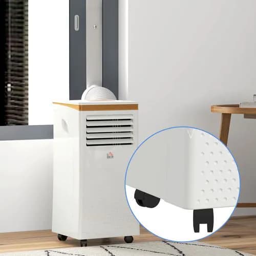 image-HOMCOM 9000 BTU Portable Air Conditioner 4 Modes LED Display Timer Home Office