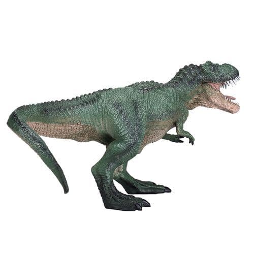image-Green T-Rex Hunting Dinosaur Toy Realistic Prehistoric Figure
