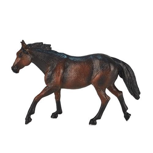 image-Quarter Horse Sooty Bay Toy Realistic Equestrian Figurine