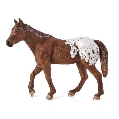 image-Appaloosa Stallion Chestnut Blanket Realistic Horse Toy