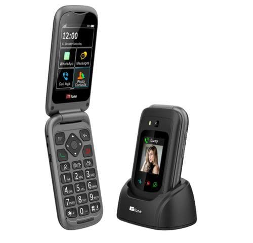 image-TTfone TT970 4G WhatsApp Flip Senior Big Button Mobile with Three SIM Pay As You Go SIM