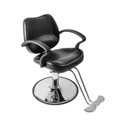 image-8801 Woman Barber Chair Black