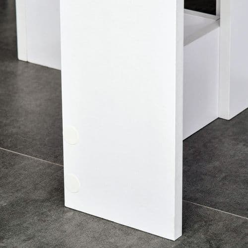 image-Folding Drop Leaf Dining Table Foldable Bar Table for Small Kitchen