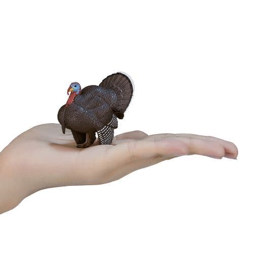 image-Male Turkey Toy Figure Farmyard Animal Model