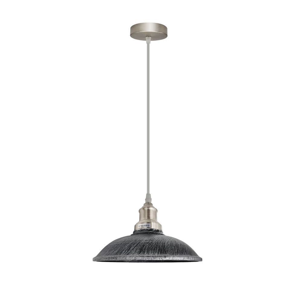 image-Vintage Industrial E27 Ceiling Hanging Light Cage Shade Loft Style Metal Ceiling Pendant Lamp