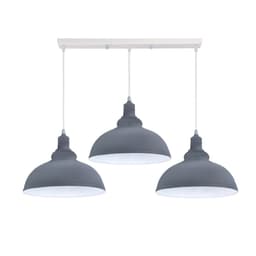 image-Industrial Vintage Loft Kitchen Bar 3 Lights Fittings Ceiling Curvy Metal E27