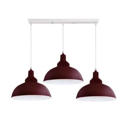 image-Industrial Vintage Loft Kitchen Bar 3 Lights Fittings Ceiling Curvy Metal E27