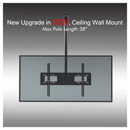 image-TMC-7006 Ceiling Mount TV Wall Bracket Roof Rack Pole Retractable For 32"-70" Flat Screen
