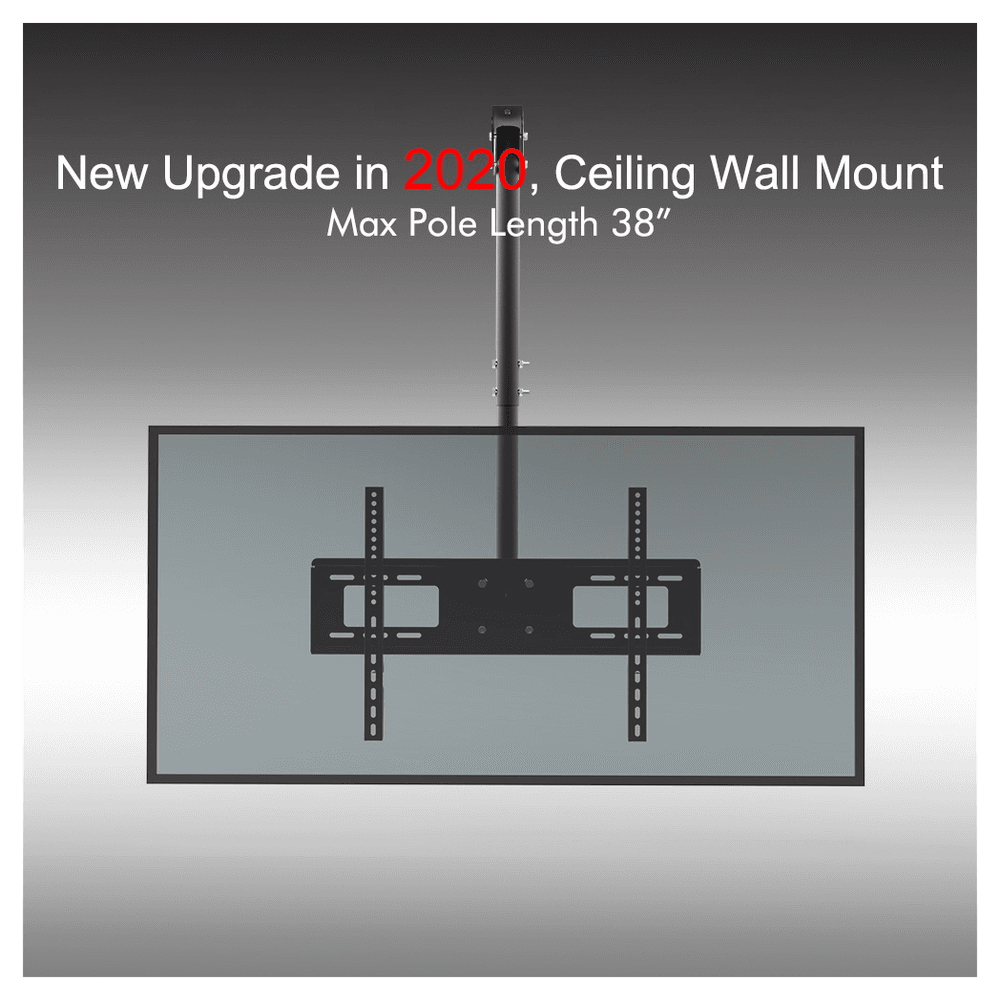 image-TMC-7006 Ceiling Mount TV Wall Bracket Roof Rack Pole Retractable For 32"-70" Flat Screen