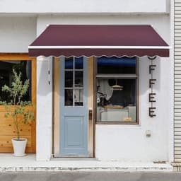 image-Manual Retractable Awning, size (4m x 3m)