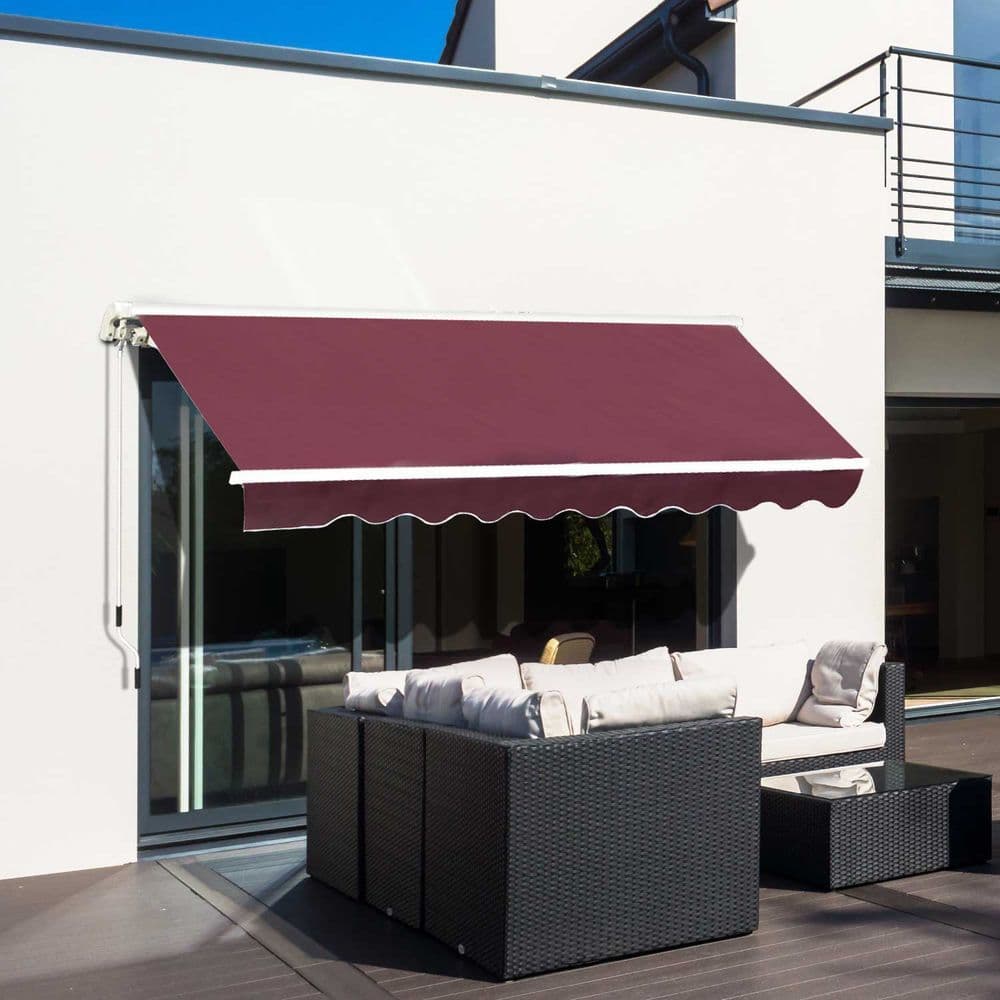 image-Manual Retractable Awning, size (3m x 2.5m)