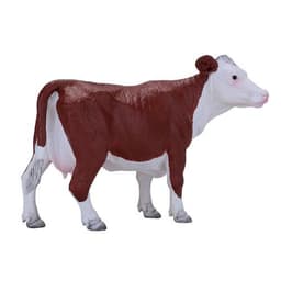 image-Hereford Cow Toy Realistic Farm Animal Figurine