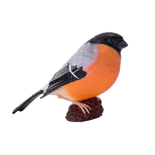 image-Bullfinch Bird Toy Realistic Wildlife Figurine