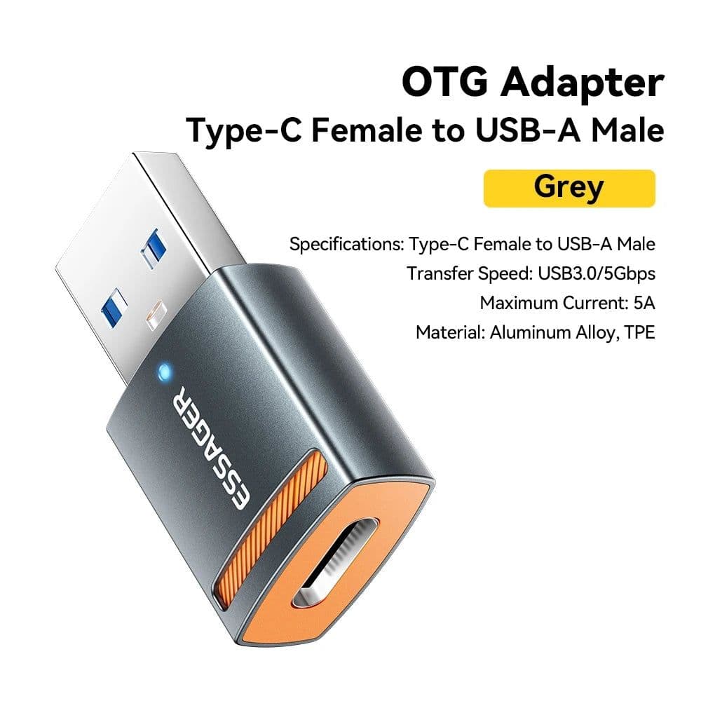 image-Essager USB3.0 OTG Adapter Type-C USB-A Micro Female to USB Micro iP Type-C Male Converter For Macbook Xiaomi iPhone OTG Adapter
