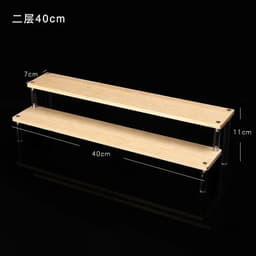 image-Acrylic Display stand for Amiibo Funko POP Figures,Cupcake Cosmetic Nail Polish Clay Figurine Jewelry for Display Stand Riser