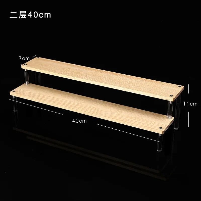 image-Acrylic Display stand for Amiibo Funko POP Figures,Cupcake Cosmetic Nail Polish Clay Figurine Jewelry for Display Stand Riser