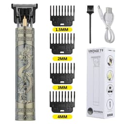 image-Retro T9 Original Haircutting Machine Set Jackets Trimmer Men's Electric Shaver Male Lence Pro Barber Shaver for Sensitive Areas