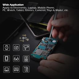 image-Precision Screwdriver Set 25 in 1 Phillips Torx Hexagonal Flat Head Magnetic Screwdriver Head for iPhone PC Watch Camera Glasses