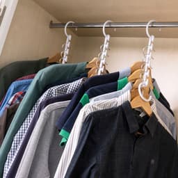 image-Hanger Organiser for 40 Items Plusrobe InnovaGoods 24 Pieces