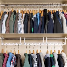 image-Hanger Organiser for 40 Items Plusrobe InnovaGoods 24 Pieces