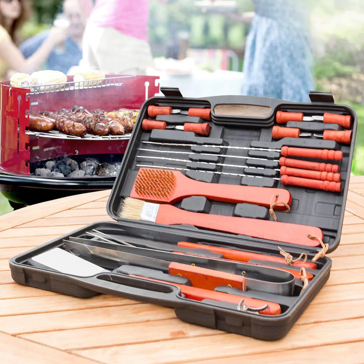 image-Barbecue Case Barbecase InnovaGoods 18 Pieces