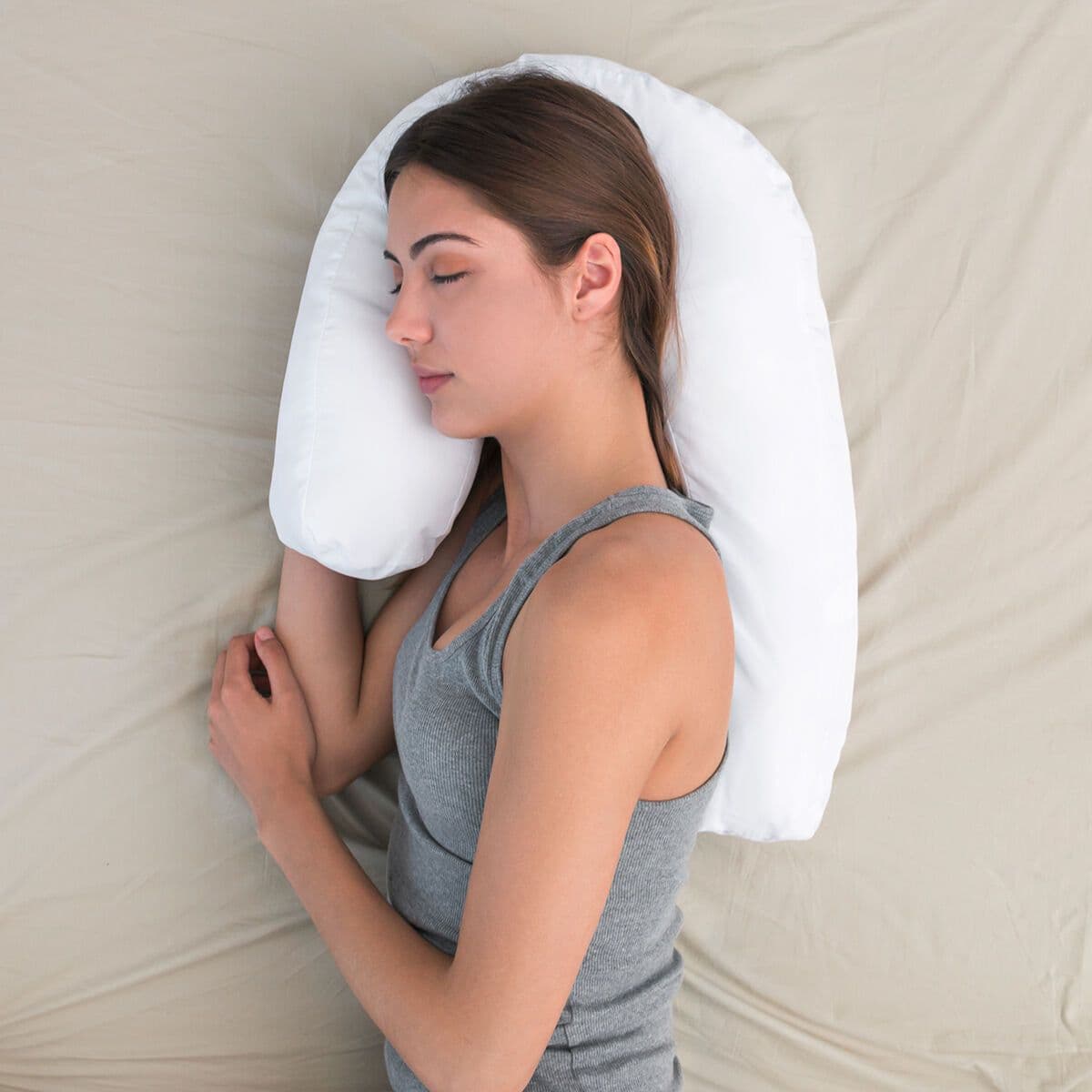 image-U Side Sleepers Ergonomic Pillow Slupill InnovaGoods