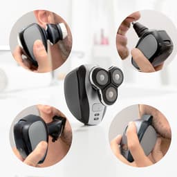 image-5 in 1 Rechargeable Ergonomic Multifunction Shaver Shavestyler InnovaGoods