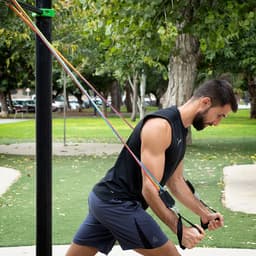 image-Set of Resistance Bands with Accessories and Exercise Guide Rebainer InnovaGoods 5 Units
