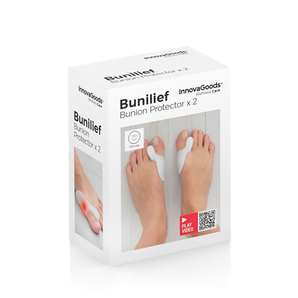 image-Silicone Bunion Corrector Protector Bunilief InnovaGoods 2 Units