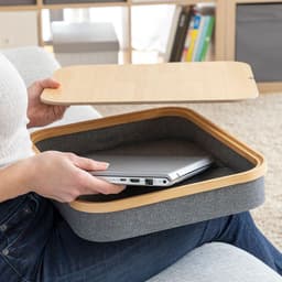 image-Portable Laptop Desk with Storage Tray Larage InnovaGoods