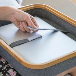 image-Portable Laptop Desk with Storage Tray Larage InnovaGoods