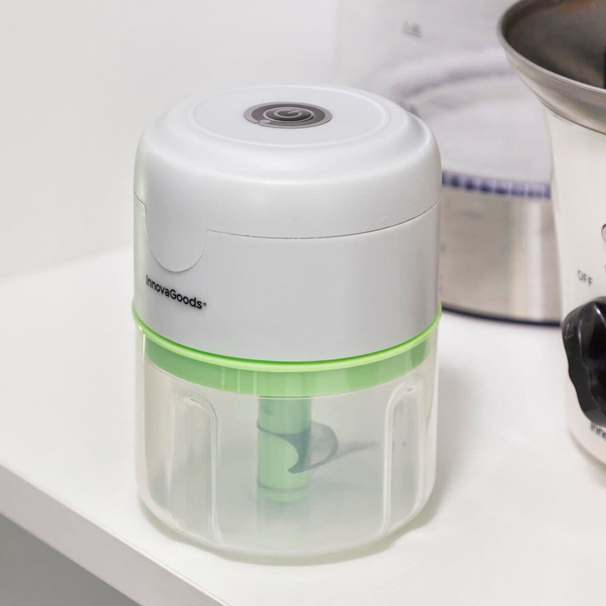 image-Rechargeable Portable Mini Chopper Echoppie InnovaGoods