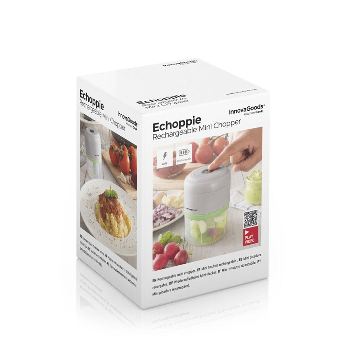 image-Rechargeable Portable Mini Chopper Echoppie InnovaGoods