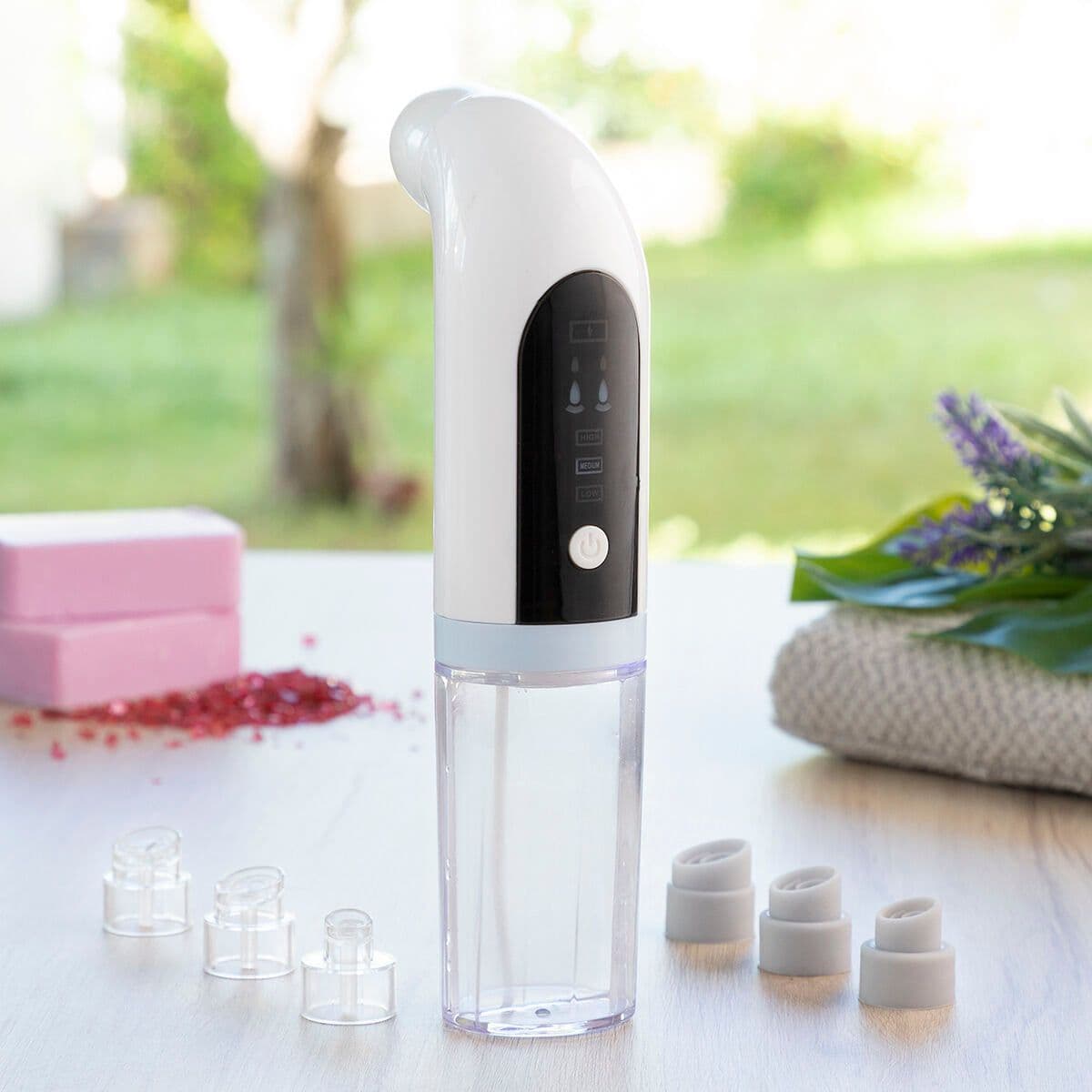 image-Rechargeable Facial Impurity Hydro-cleanser Hyser InnovaGoods