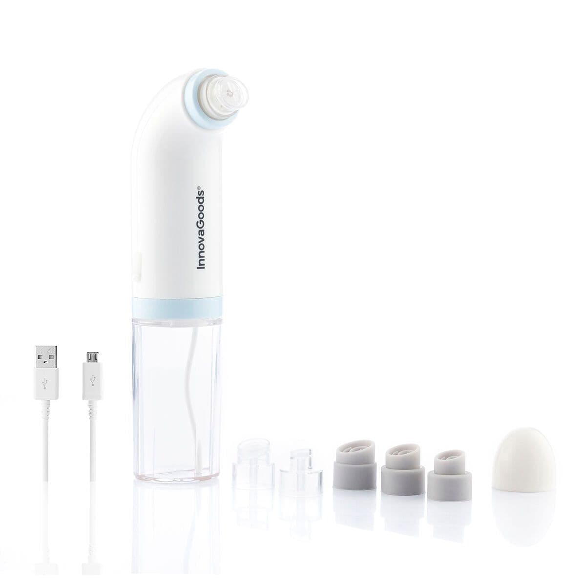 image-Rechargeable Facial Impurity Hydro-cleanser Hyser InnovaGoods