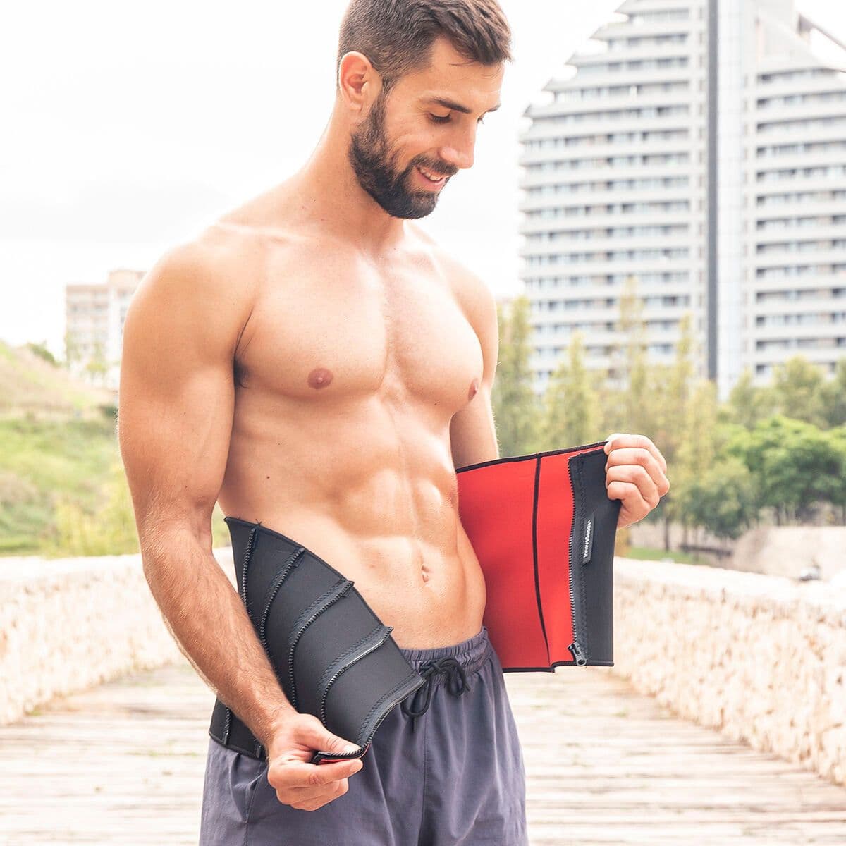 image-Sports Slimming Belt with Sauna Effect Redle InnovaGoods
