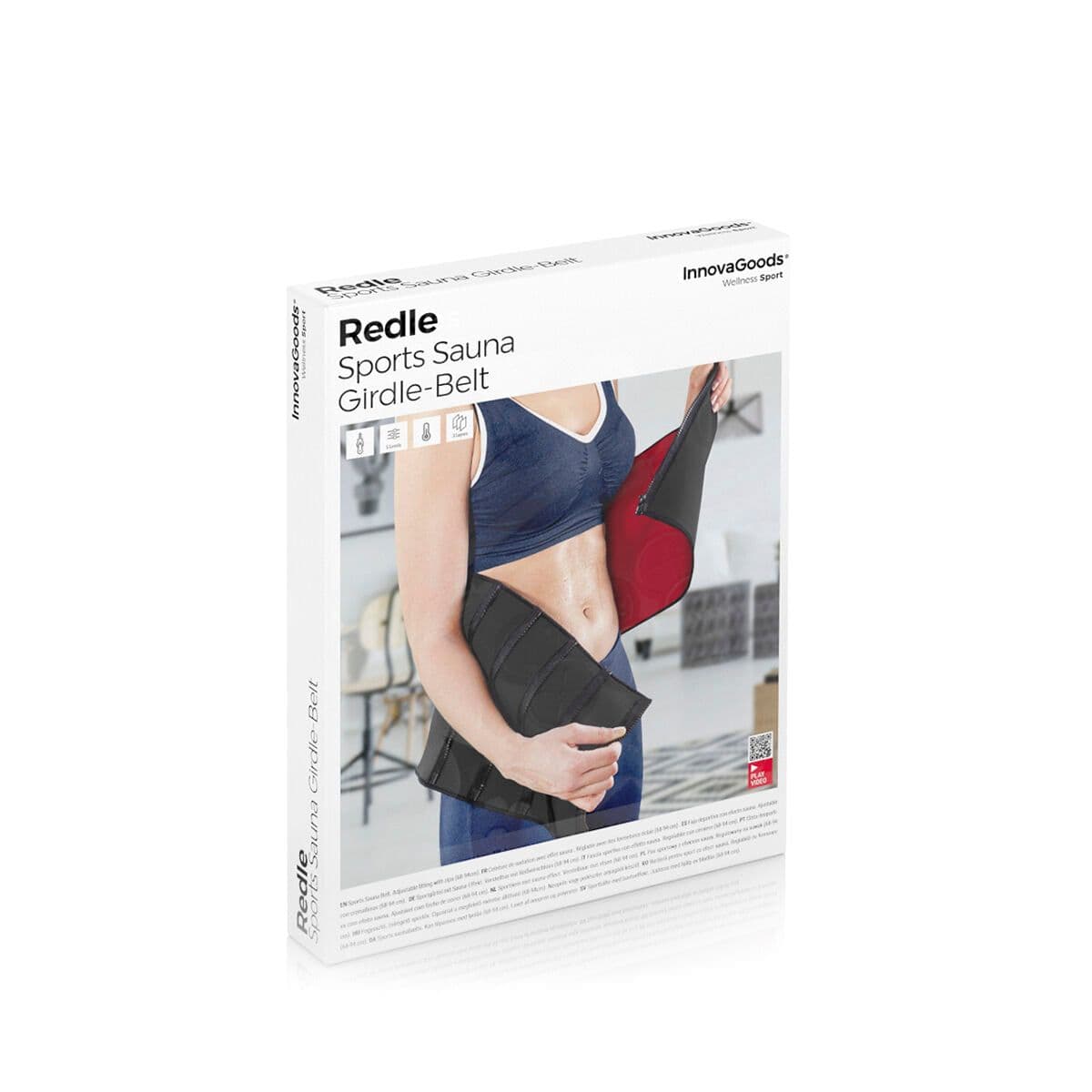 image-Sports Slimming Belt with Sauna Effect Redle InnovaGoods