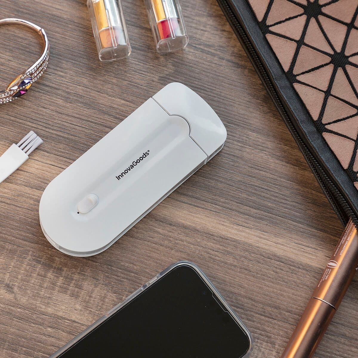 image-Rechargeable Mini Shaver with LED Light Epiluch InnovaGoods