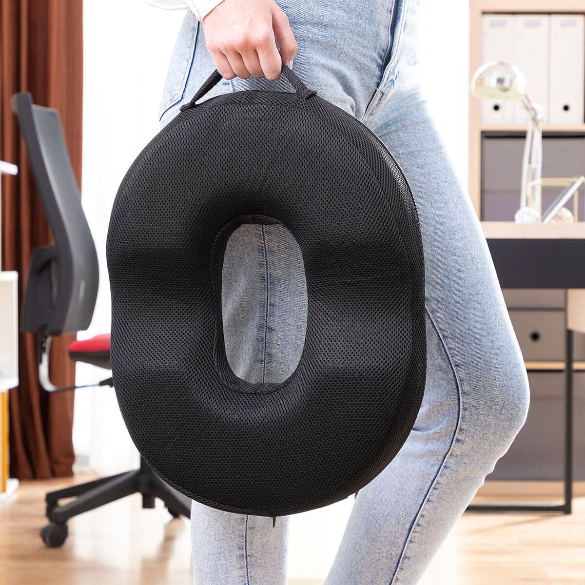 image-Gel & Bamboo Charcoal Cushion with Removable Cover Charnut InnovaGoods
