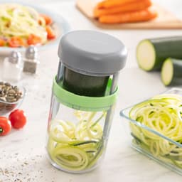 image-Vegetable Spiral Cutter and Grater with Recipes Vigizer InnovaGoods