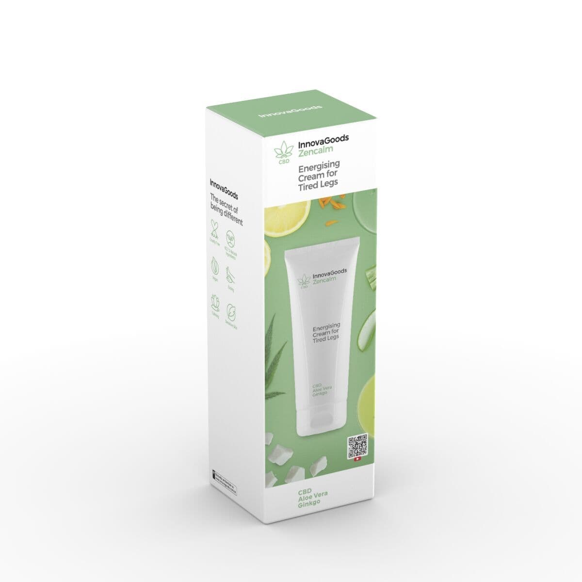 image-Energising Cream for Tired Legs CBD Zencalm InnovaGoods 200 ml
