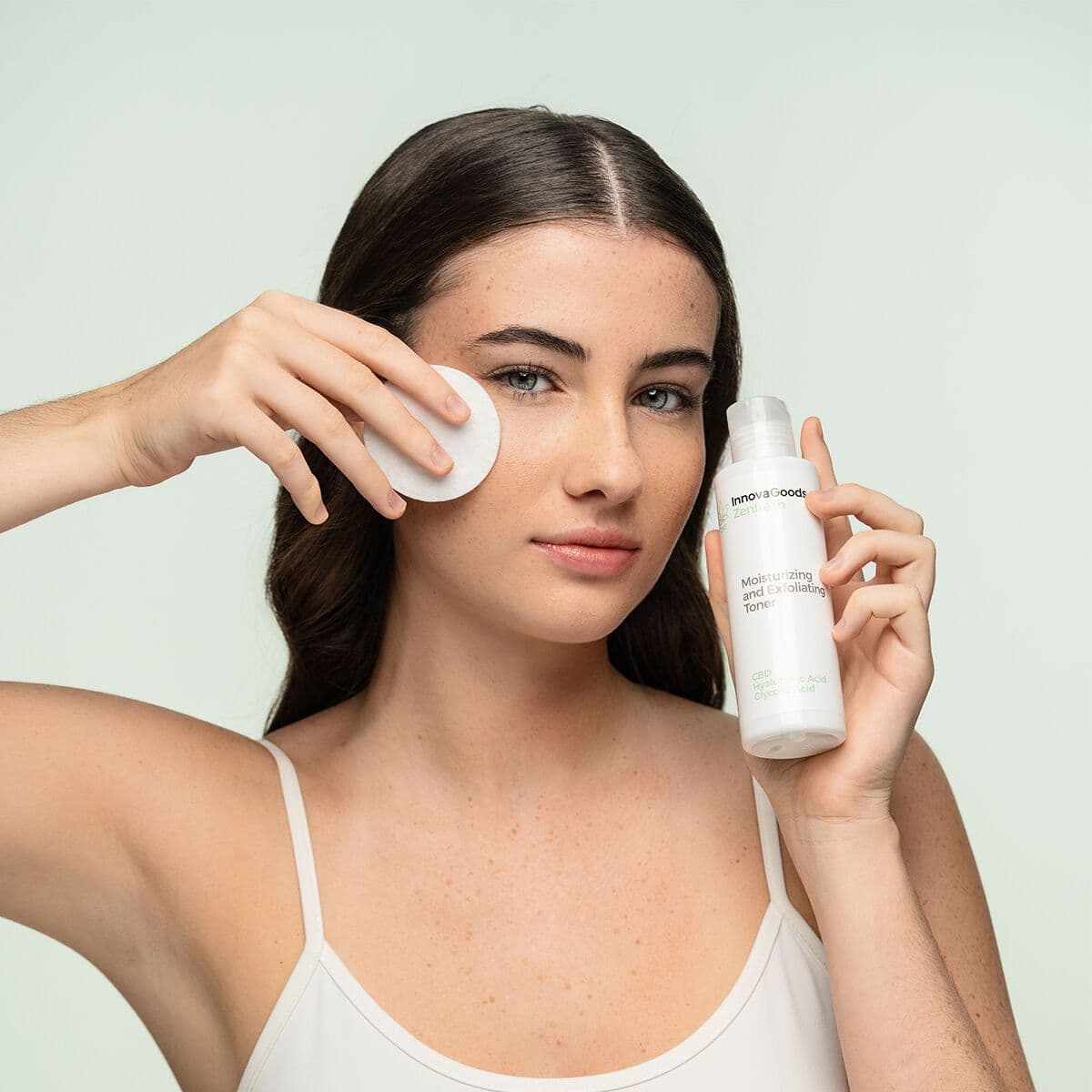 image-Moisturizing and Exfoliating Facial Toner CBD Zenfresh InnovaGoods 150 ml